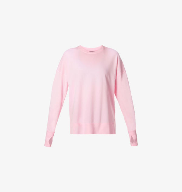 

Свободный джемпер из хлопковой смеси после занятий Sweaty Betty, розовый
