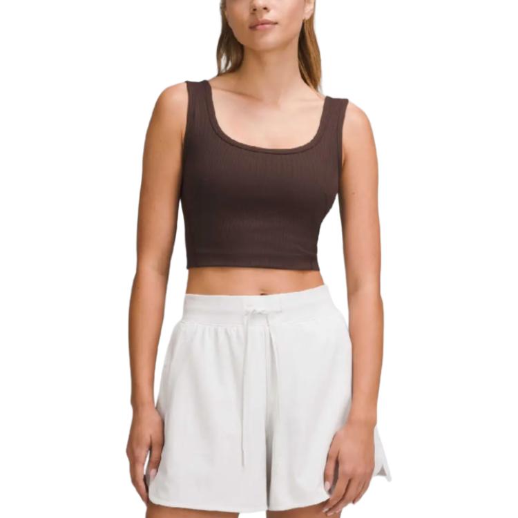 

Футболка Wunder Train Женская Lululemon, Цвет Эспрессо/Цвет Концентрированный Кофе