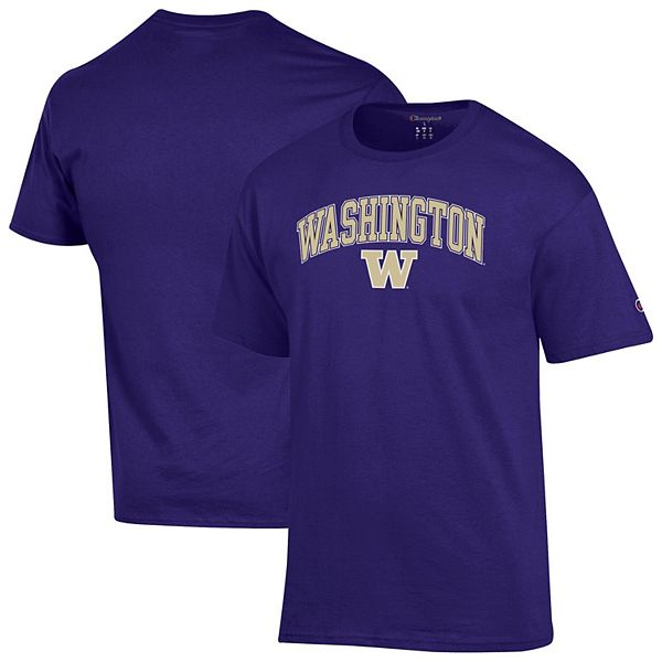 

Мужская фиолетовая футболка washington huskies с арочным логотипом Champion