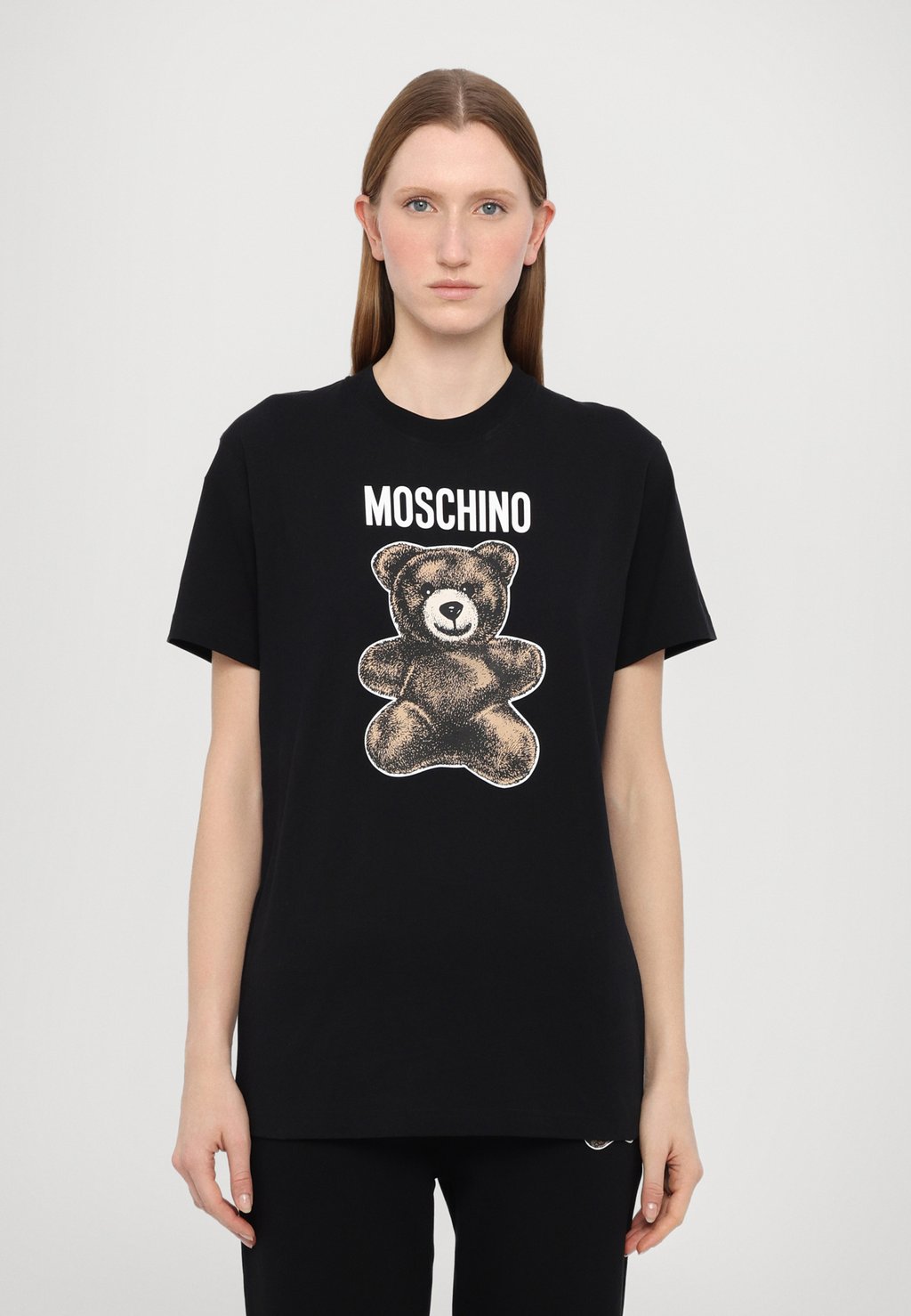 

Футболка с принтом MOSCHINO, белый