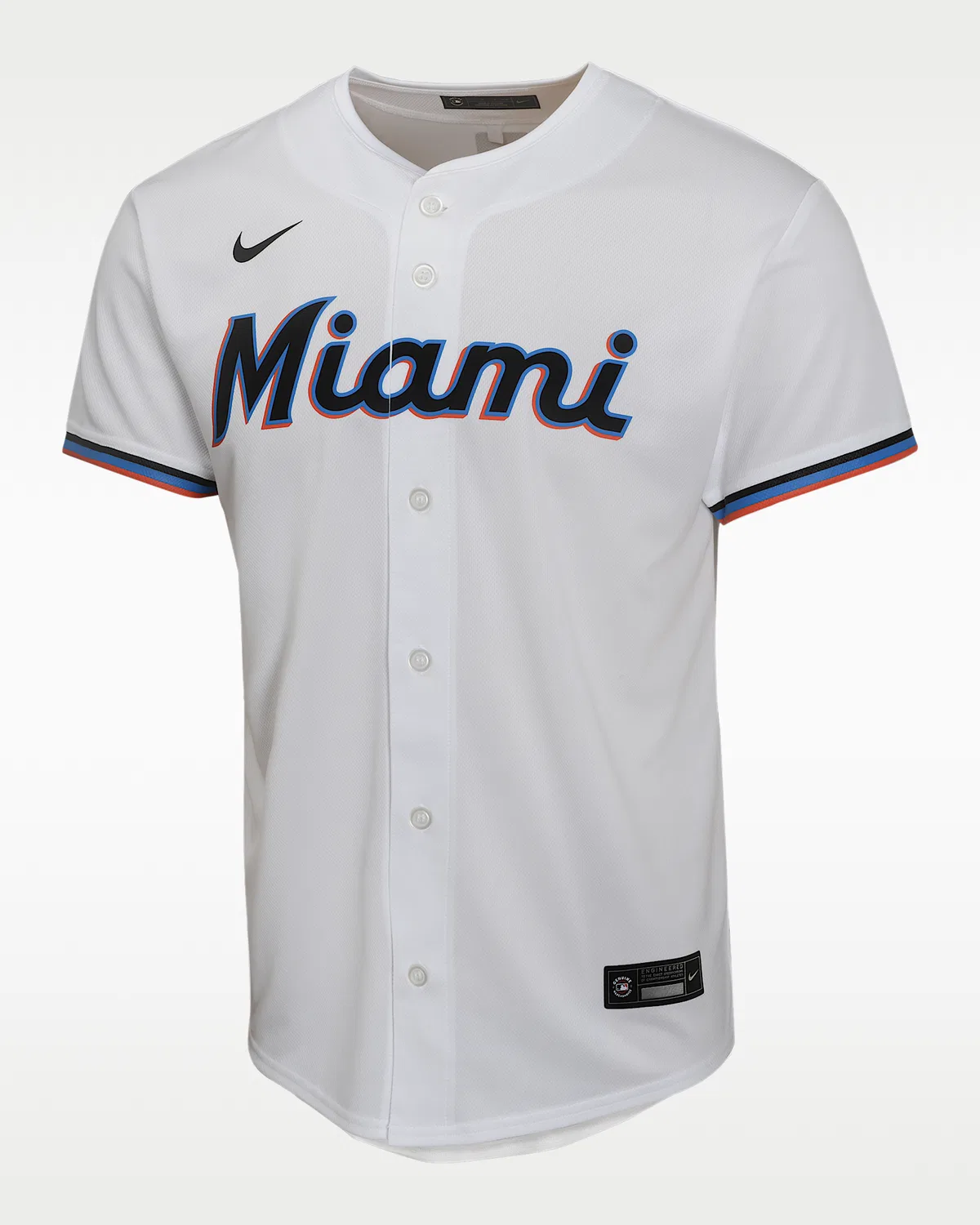 Детская бейсбольная джерси Miami Marlins Nike Home Game, White