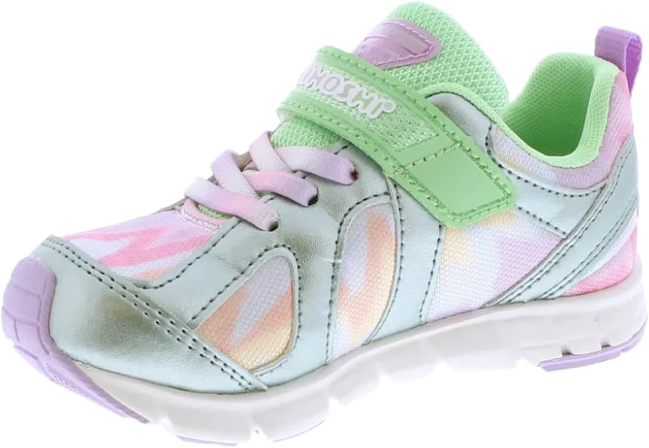 

Детские кроссовки TSUKIHOSHI Rainbow Kids - с застежкой на ремешок, пригодные для стирки в машине, с широкой носочной частью и противоскользящими, немаркими подошвами, для детей 4-12 лет, фиолетовый