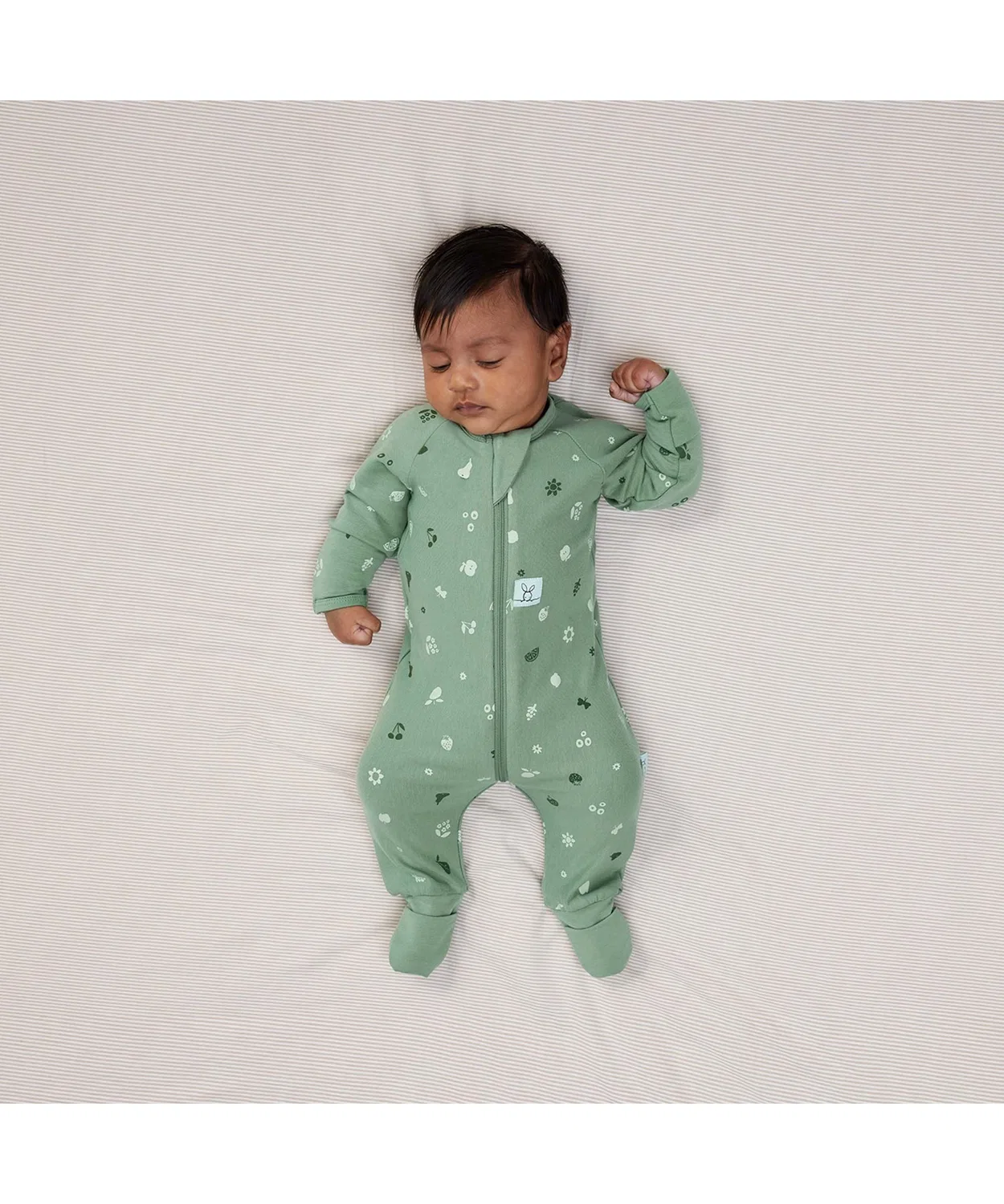 Ромпер с длинным рукавом 0.2 TOG ergoPouch, Bamboo Rayon, белый — фото 3