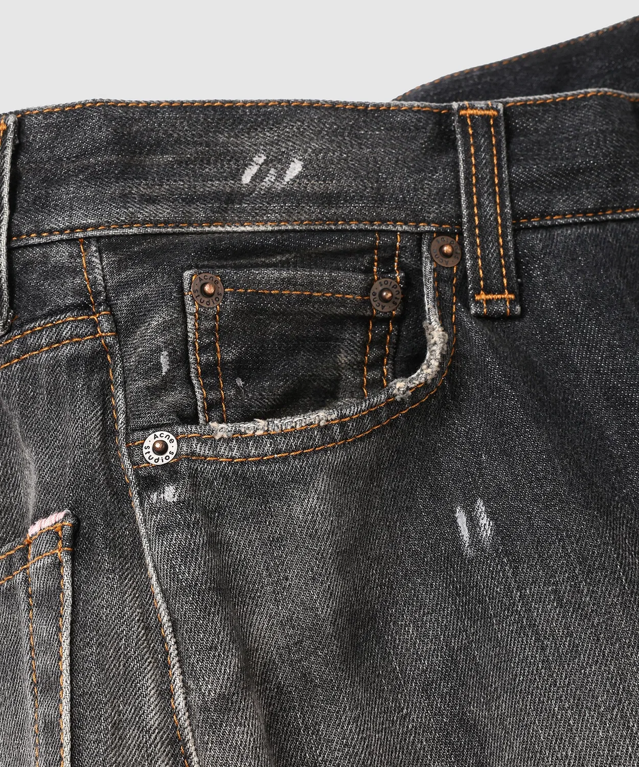 Джинсы Acne Studios Trafalgar, чёрный — фото 3