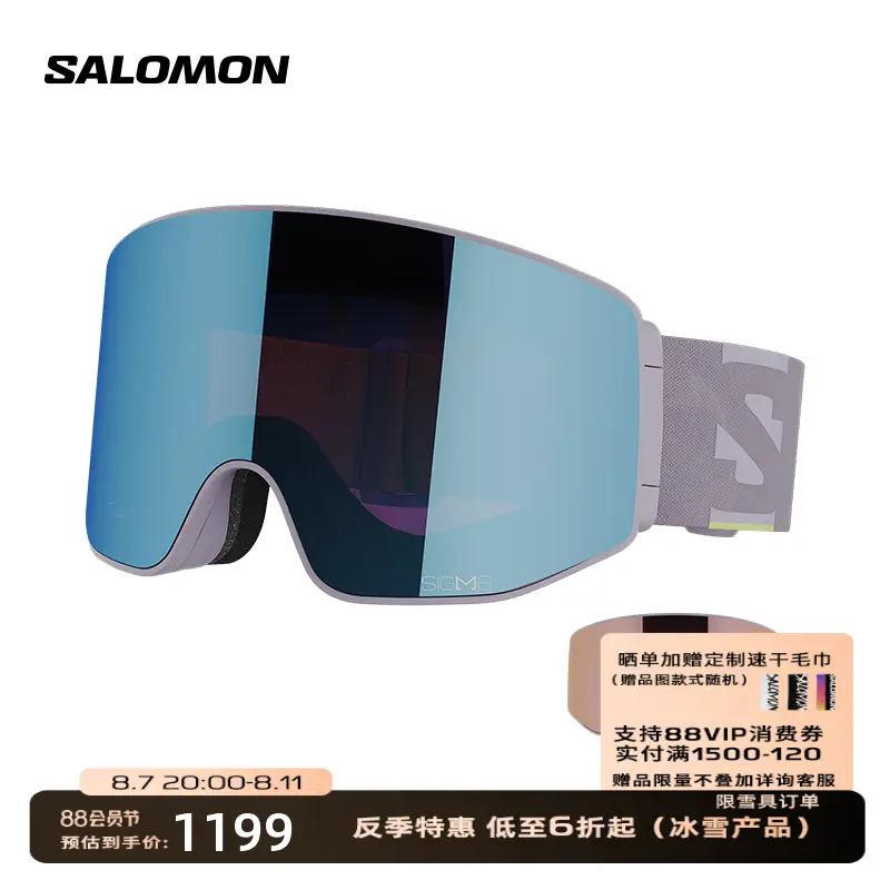 

Защитные очки Salomon Sentry Prime Sigma +1LENS, серый