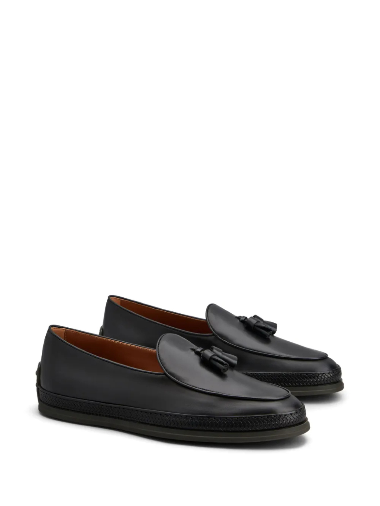 Tod's кожаные лоферы, черный — фото 2