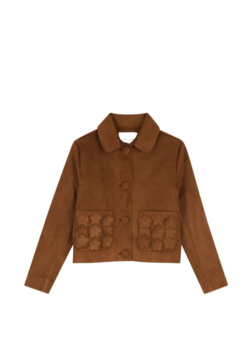 Куртка с нашивками Marc Jacobs Kids, коричневый