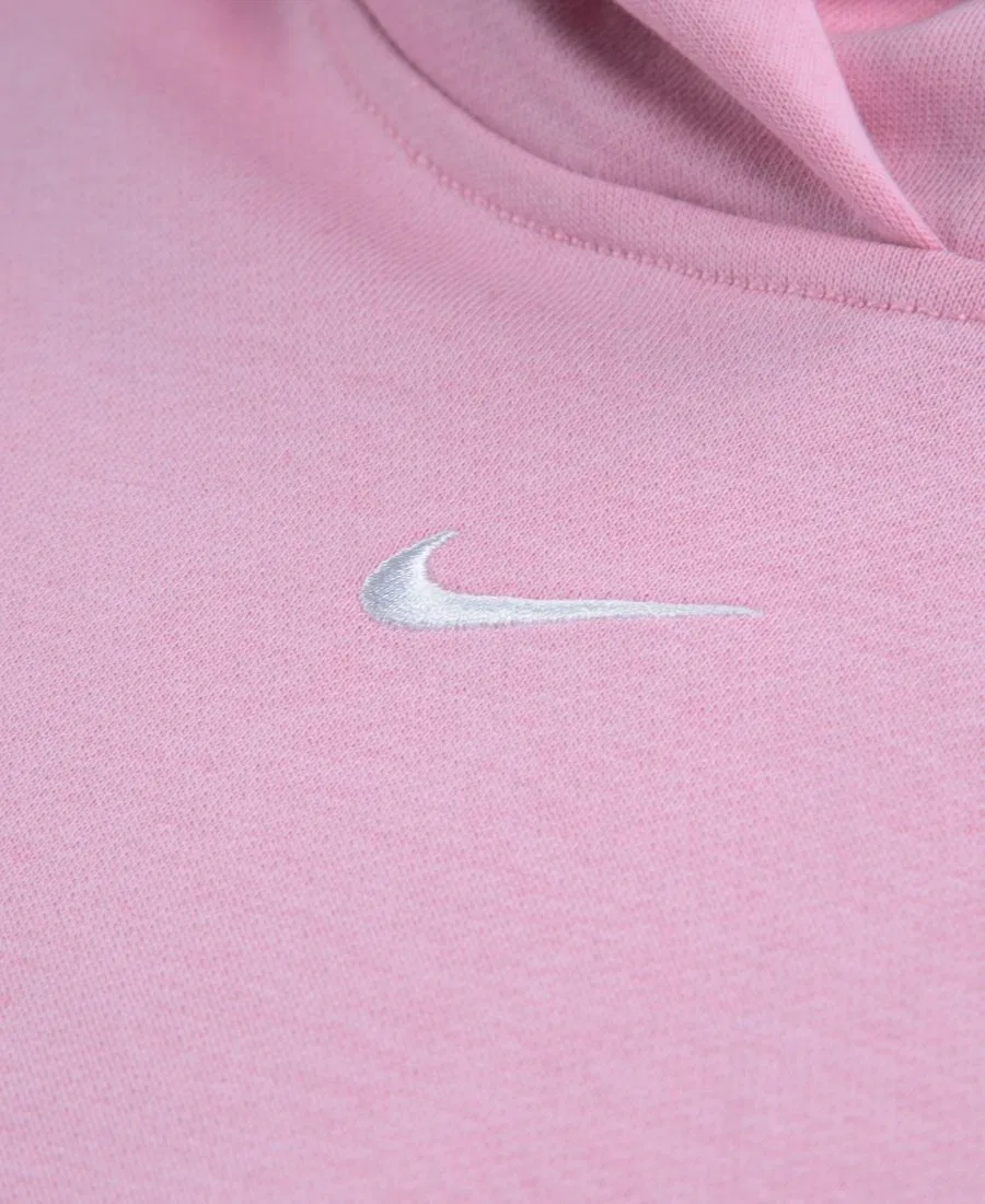 Худи оверсайз из футера Nike, Pink Rise — фото 3