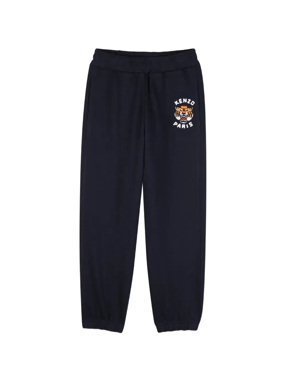Спортивные штаны с тигровым мивом Kenzo Kids, черный