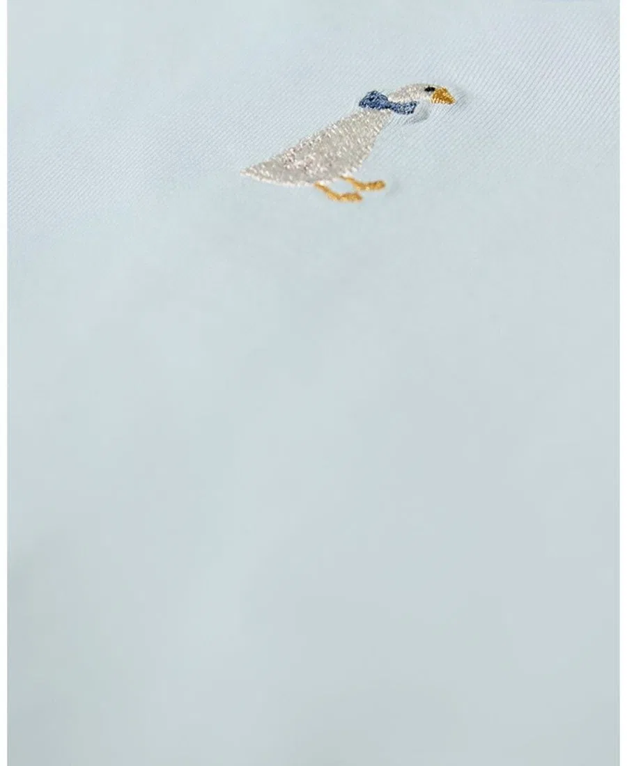 Боди-комбинезон с длинным рукавом Sitting Goose MeMoi, Baby Blue — фото 3