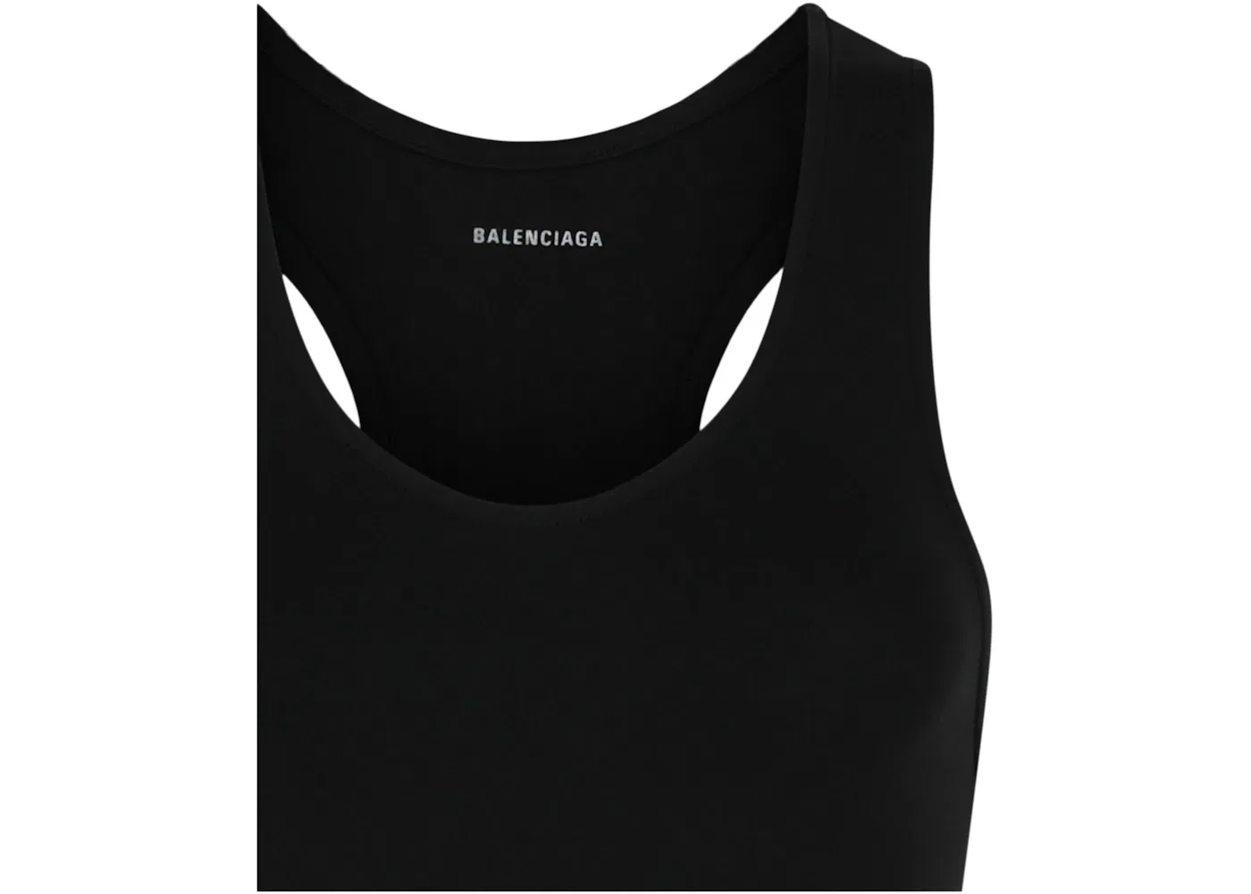 Женский топ-кроп без швов Balenciaga, Black — фото 3