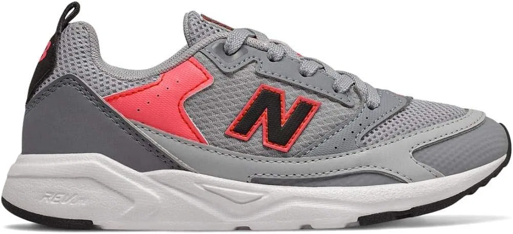 Детские кроссовки для девочек 45x V1 New Balance, Silver Mink/Tahitian Pink — фото 2