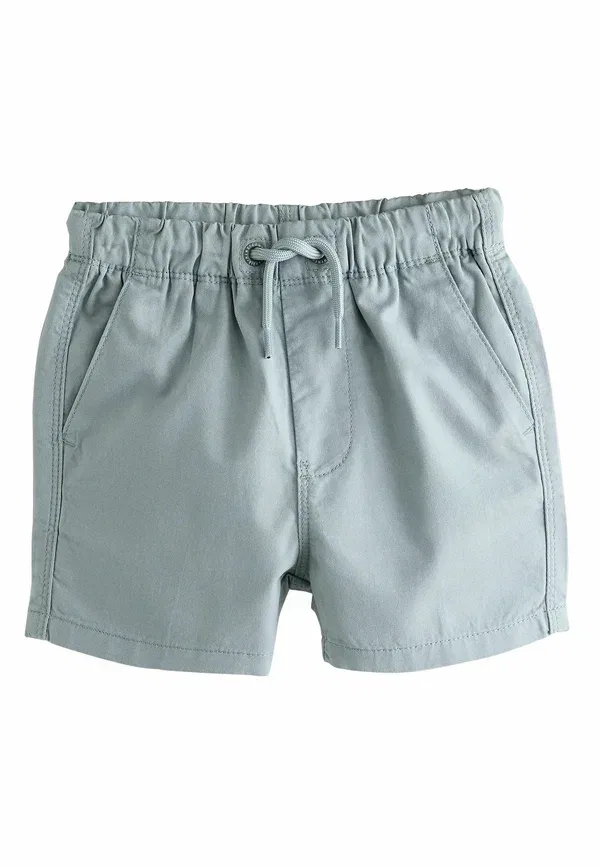 Шорты хлопковые Regular fit - pull on 5 pack Next navy chambray, tan, white, белый/темно-синий/бежевый — фото 4