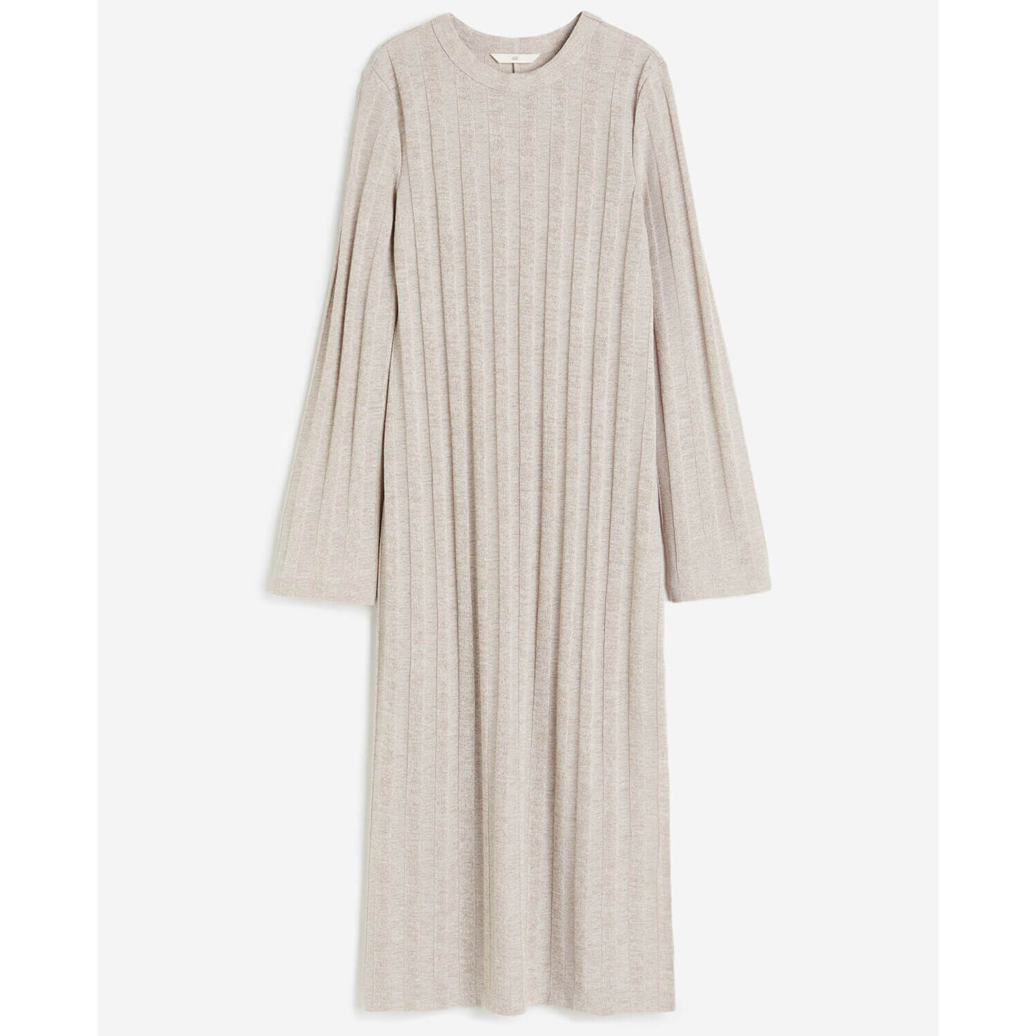 

Платье H&M Rib-knit, светло-бежевый