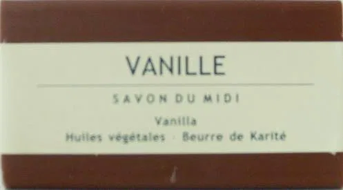 Твердое мыло Karité Butter Soap Vanilla, Savon du Midi, 100 г