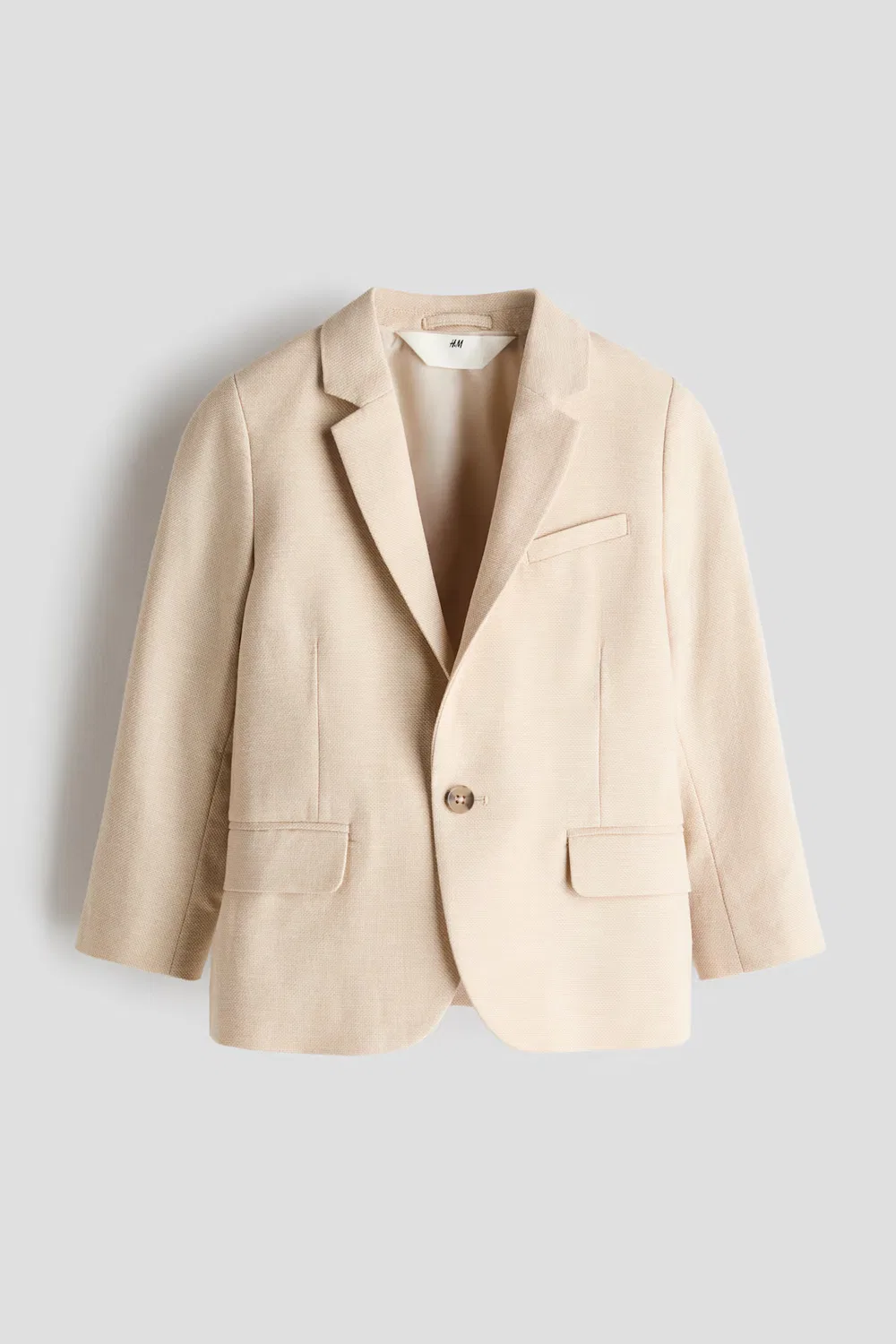 Однобортный жакет H&M, Hellbeige