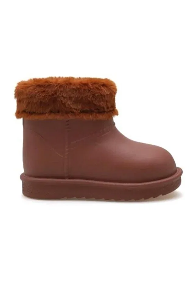 Детские ботинки для девочек утепленные Fur-Lined Waterproof Lightweight Winter Boots Bukond, Tan Color — фото 4