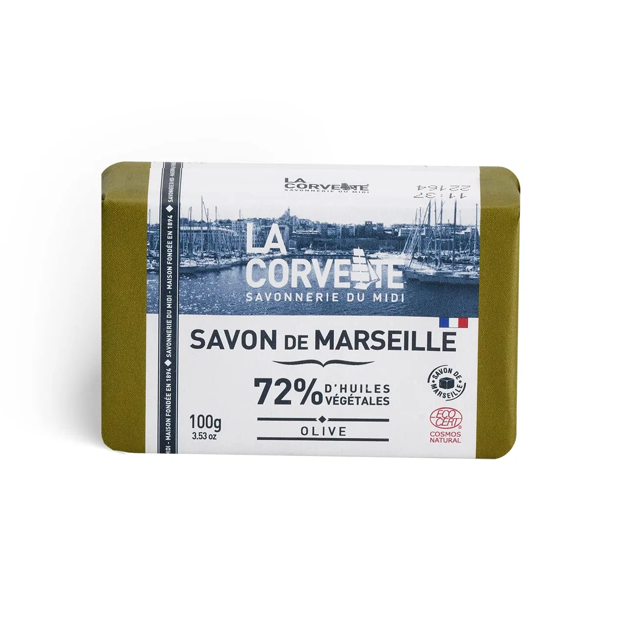 Мыло Marseille с оливковым маслом La Corvette, 100 г