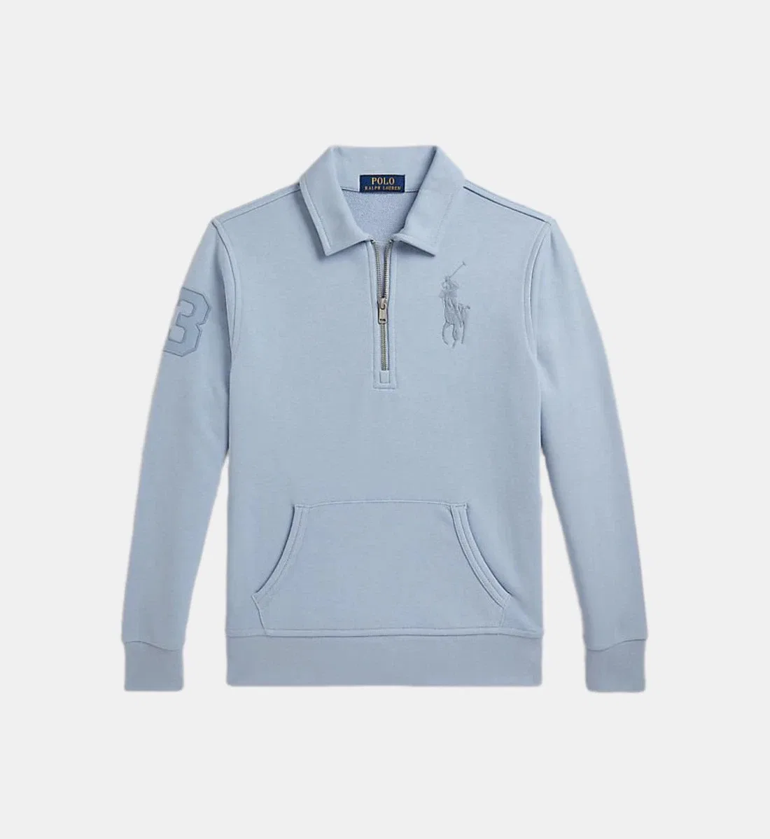Толстовка из махровой ткани Big Pony POLO RALPH LAUREN, синий
