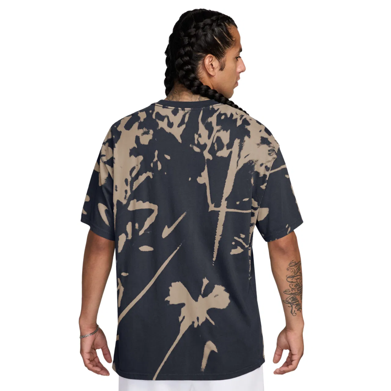 Мужская футболка Floral Loose Edition Nike, серый/бежевый — фото 2