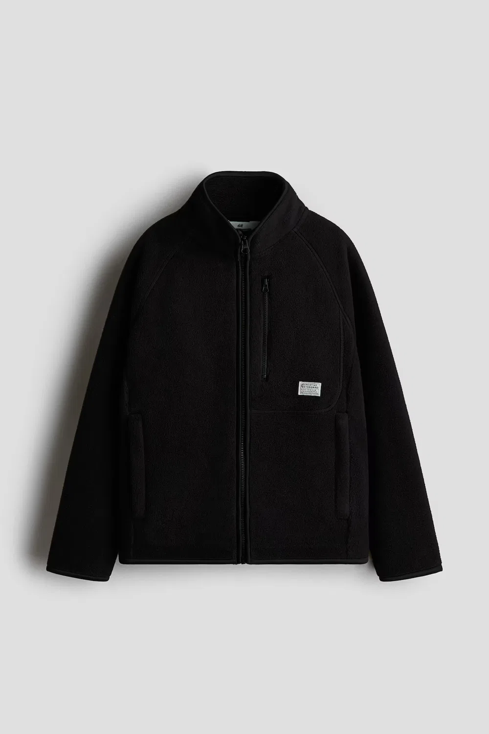 Флисовая куртка H&M, Schwarz