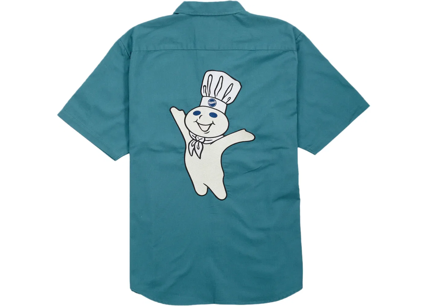 Мужская рубашка с коротким рукавом Supreme Doughboy S/S Work Shirt, Work Green — фото 2