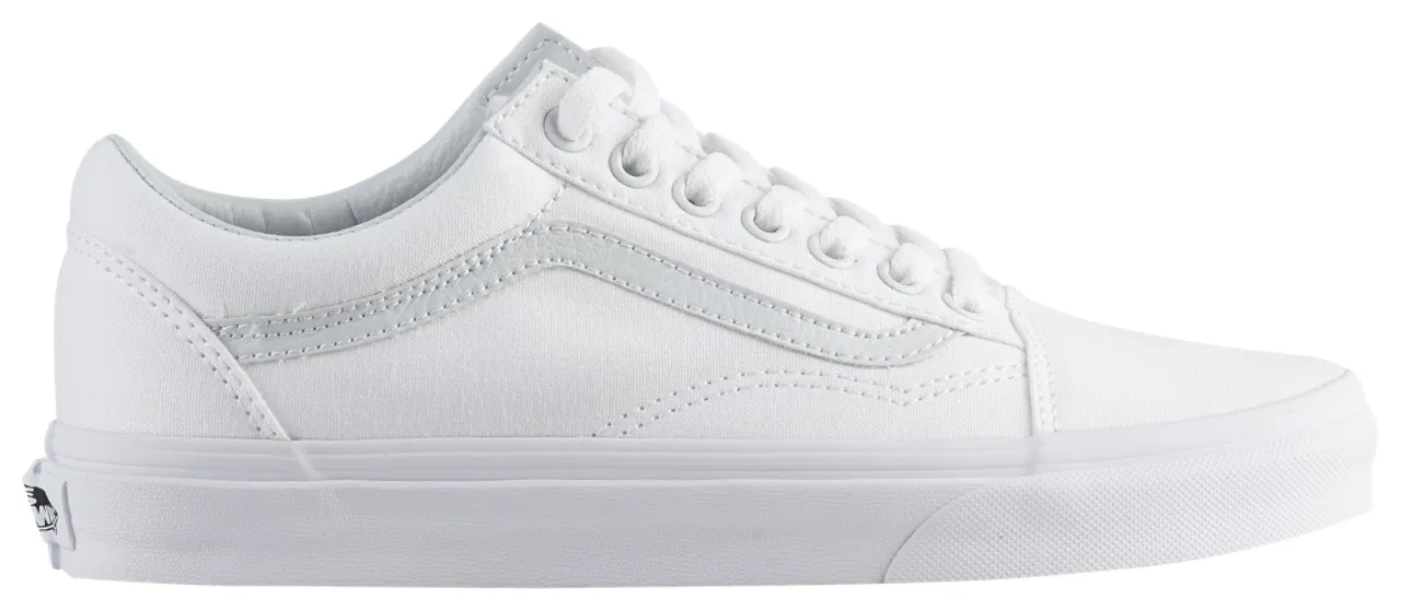 Кроссовки для мальчиков Old Skool Vans, цвет True White/White