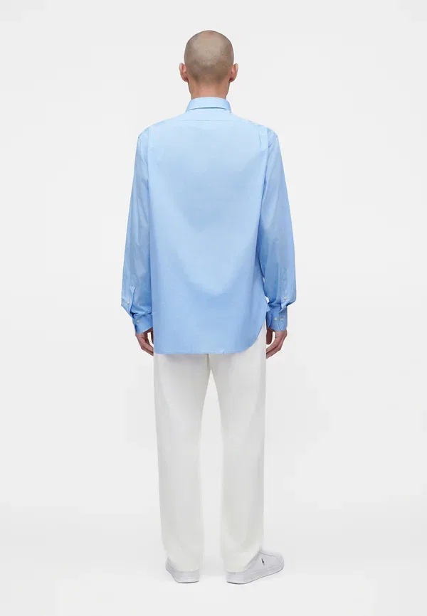 Рубашка из 100% хлопка Dress shirt Polo Ralph Lauren, Austin Blue, синий — фото 3