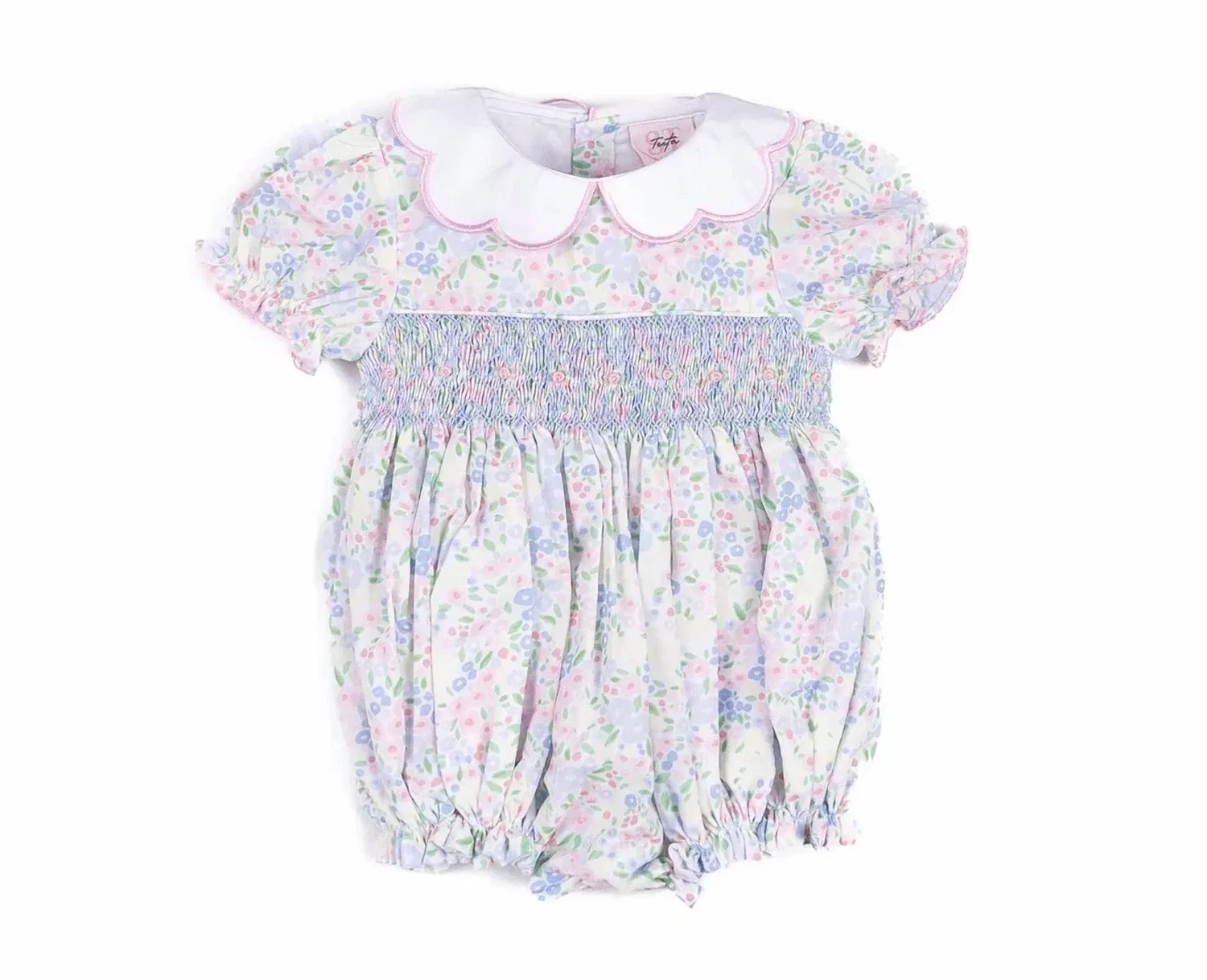 Детский боди-комбинезон для девочек с цветочным принтом Ashley Floral Casey Bubble Teeta, мультиколор — фото 2