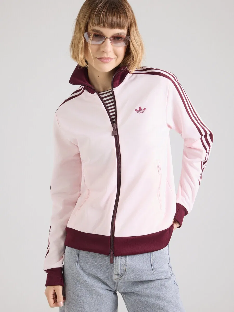 Худи на молнии ADIDAS ORIGINALS 'CLASSIC' в розовом цвете — фото 3
