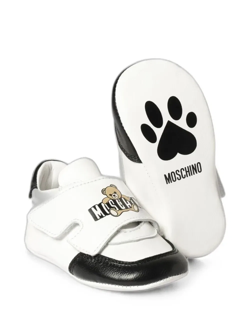 Кроссовки с принтом логотипа «Мишка Тедди» Moschino Kids, белый — фото 2
