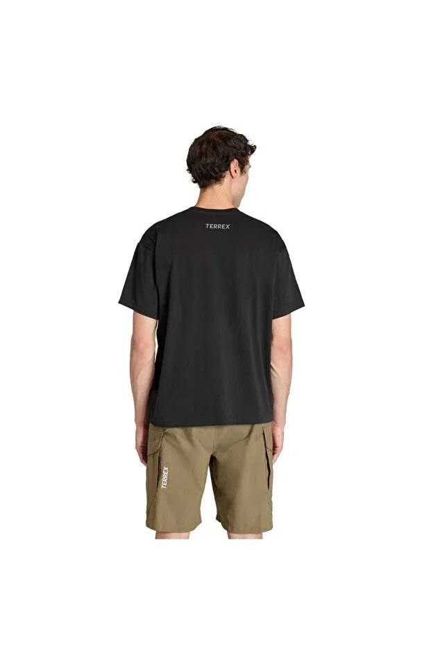 Женская спортивное футболка с принтом U rocks g t unisex sports t-shirt kb9666 Adidas, Black — фото 2