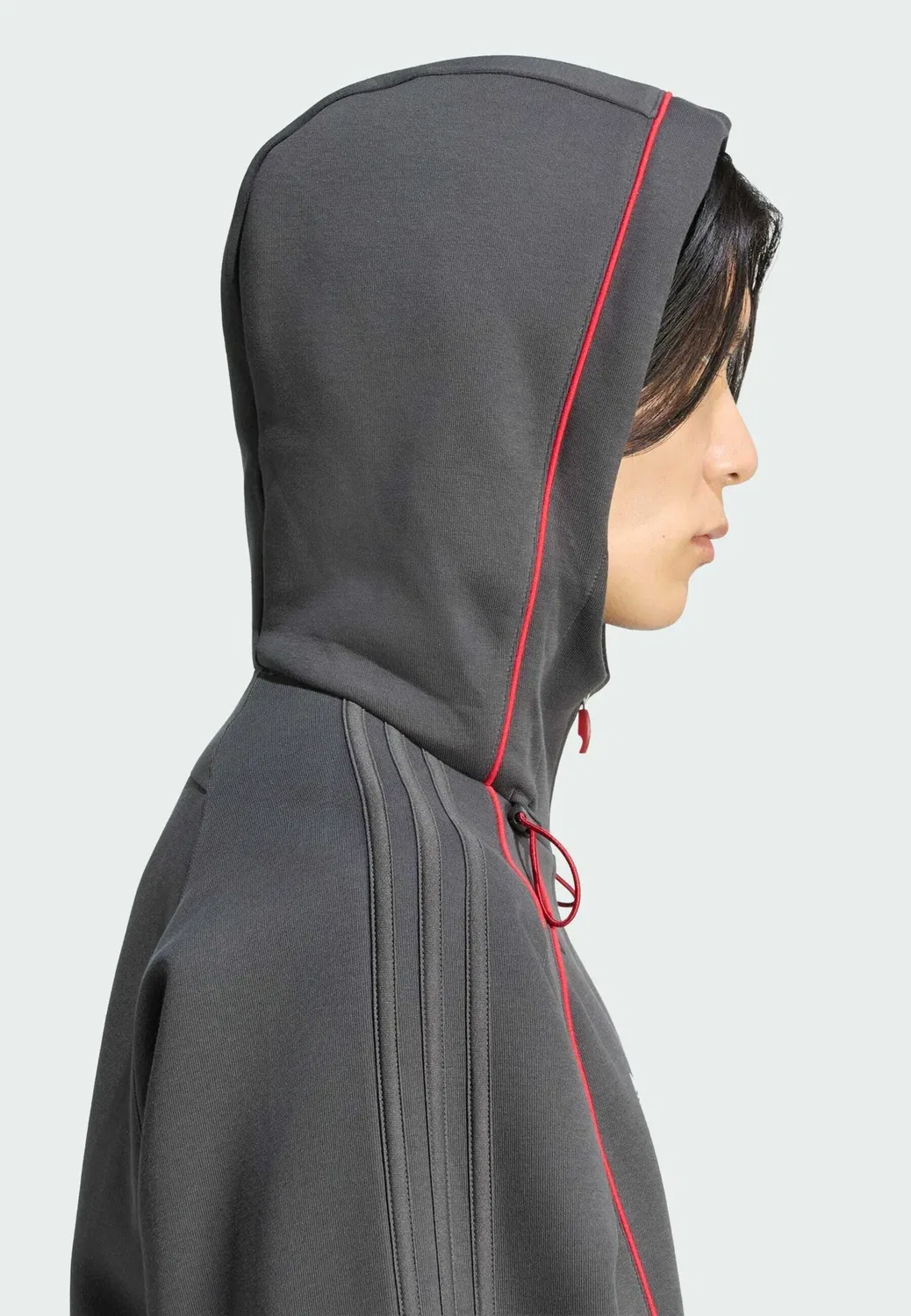 Спортивная куртка LFC - толстовка на молнии Adidas Originals, Carbon — фото 3