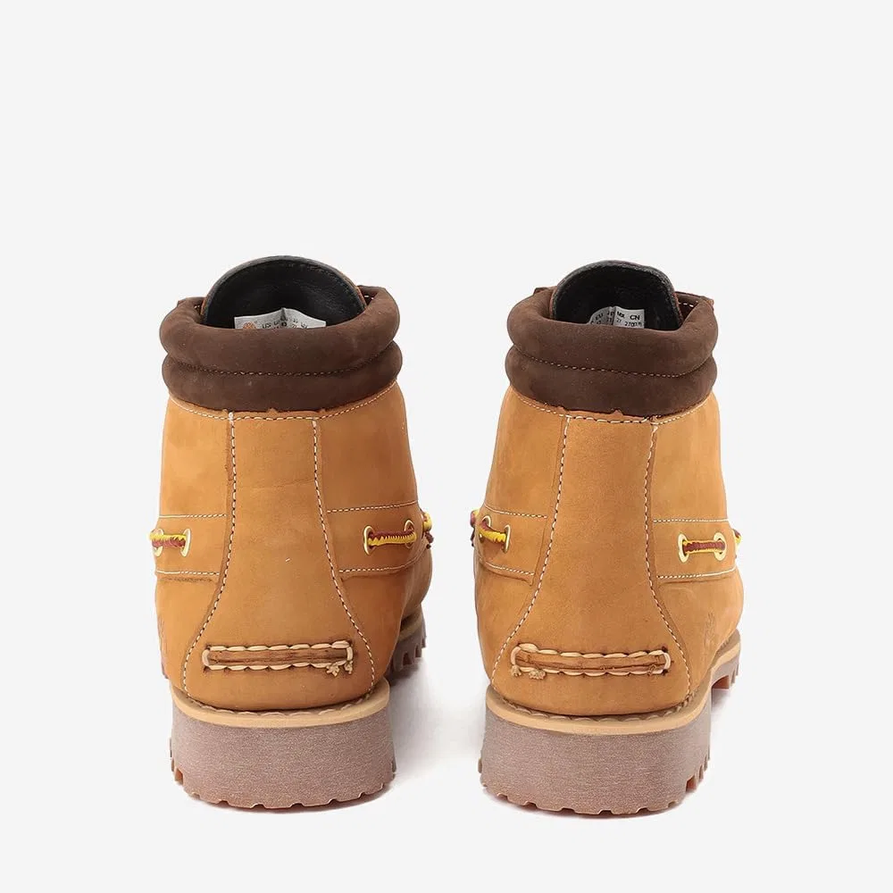 Мужские ботинки Timberland из натуральной нубуковой кожи средней толщины, Wheat — фото 4