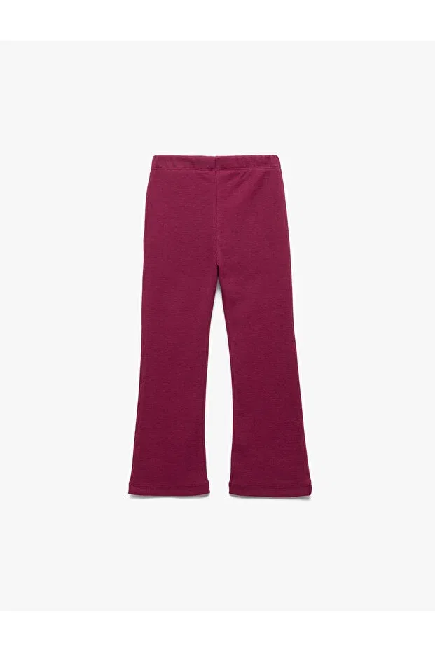 Детские леггинсы для девочек хлопковые Plum Koton, Purple — фото 2