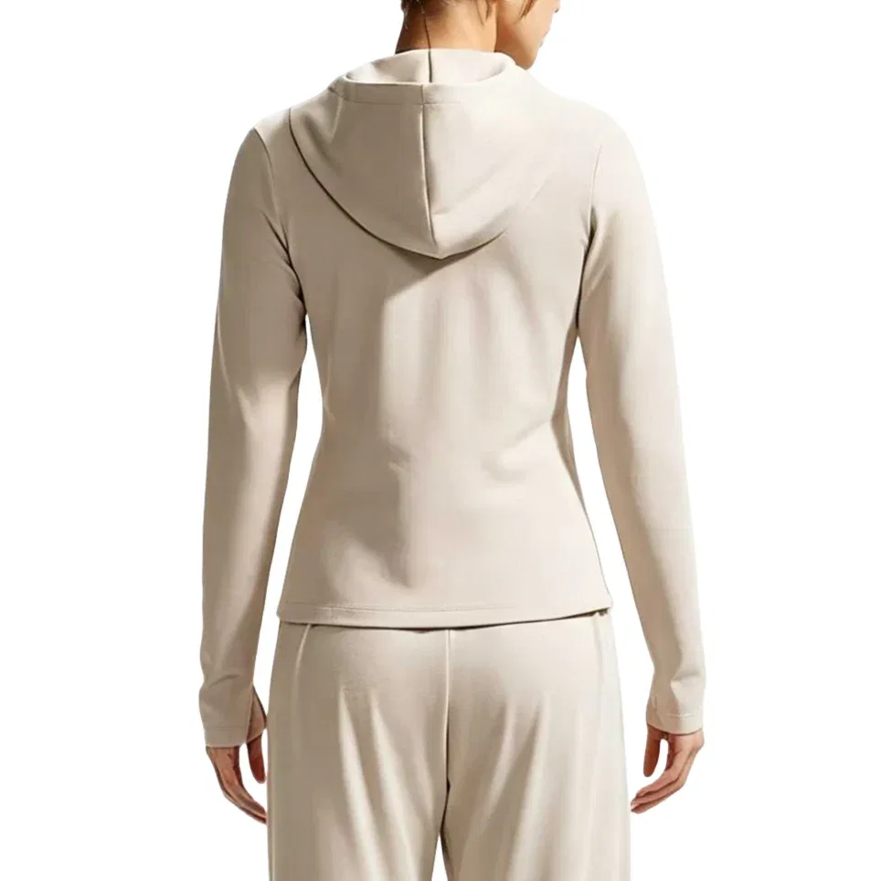 Женская футболка Sportswear Chill Knit Jacket 'Khaki' Nike, хаки — фото 2