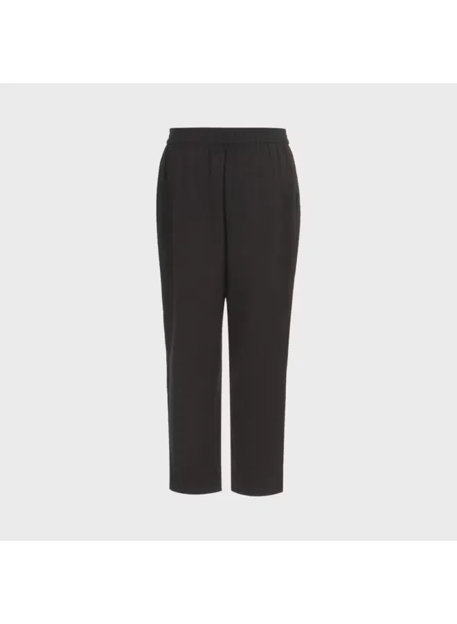 Брюки свободные с завязками Zara, черный — фото 3