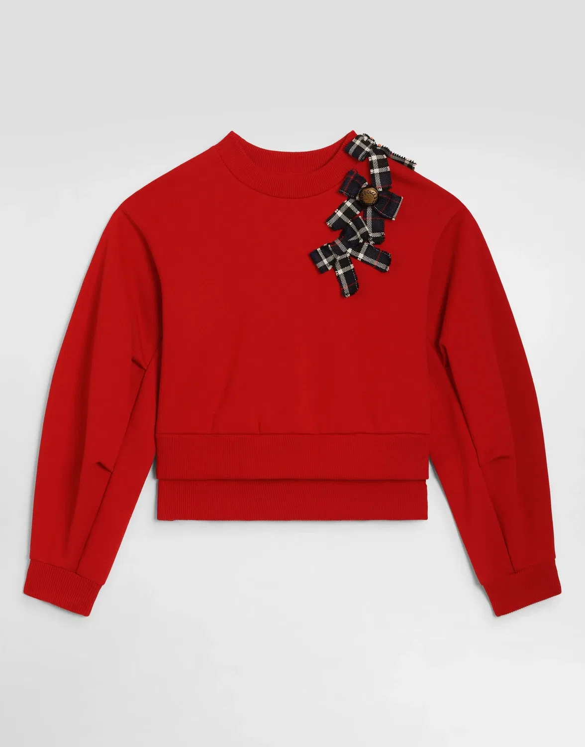 Хлопковая толстовка с бантами Dolce&Gabbana, красный