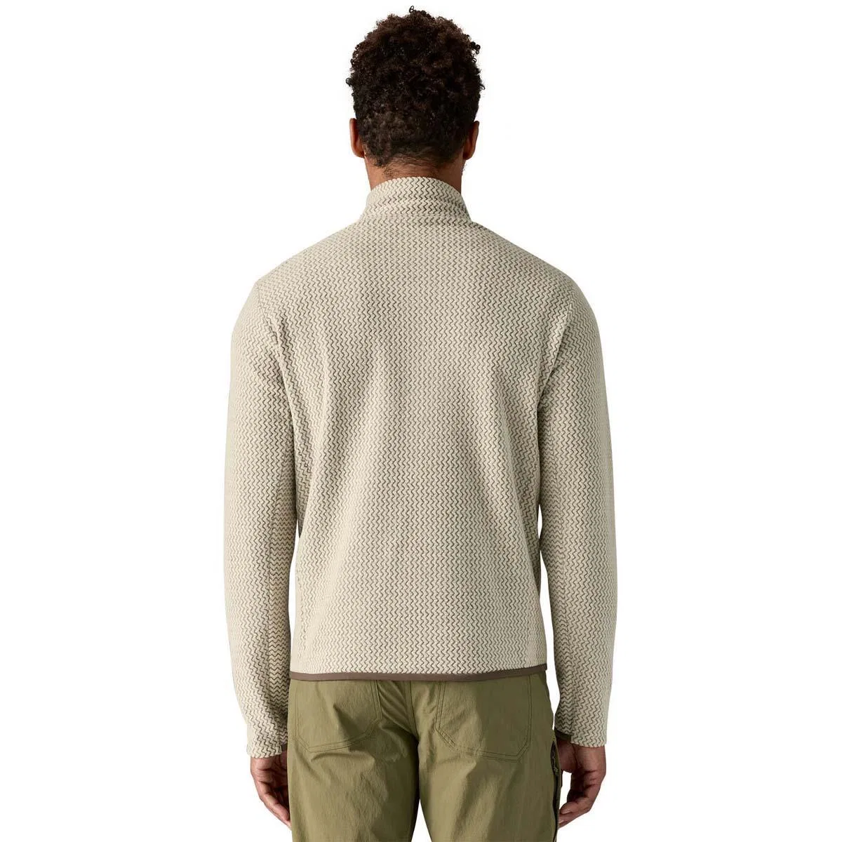 Флисовая кофта с длинным рукавом Patagonia R1 Air Zip Neck, Pelican — фото 4