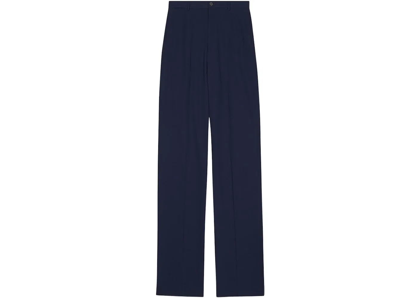 Мужские брюки из шерстяного твила с большим прилеганием Balenciaga, Navy Blue