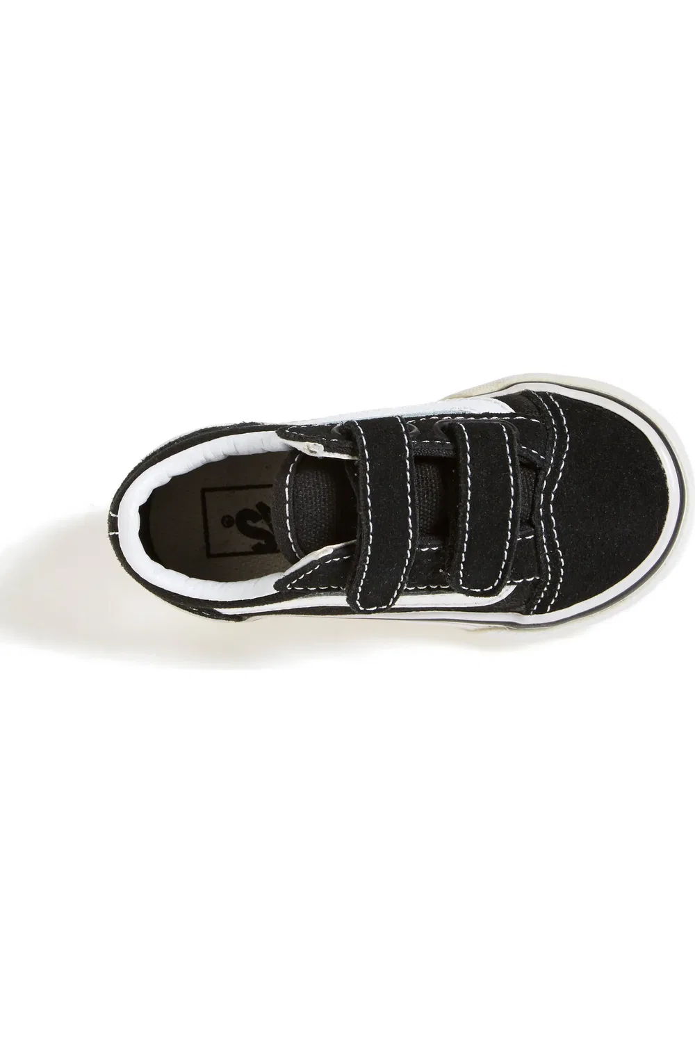 Детские кеды классические с блестящим верхом Old Skool Vans, черный — фото 3