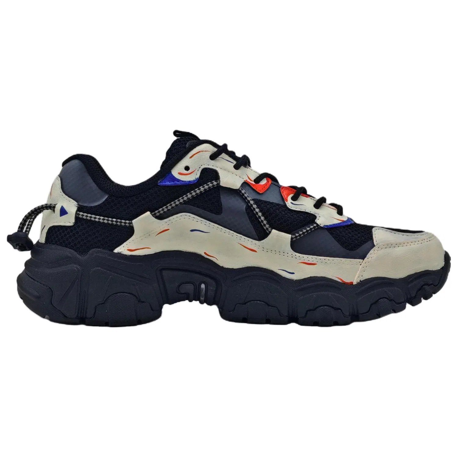 Детские кроссовки Chunky с принтом Fluid FILA, Black — фото 3