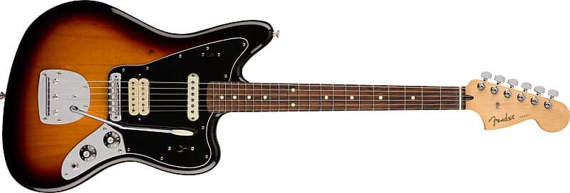 

Fender Player Jaguar, накладка на гриф Pau Ferro, 3 цвета Sunburst — MX22111275