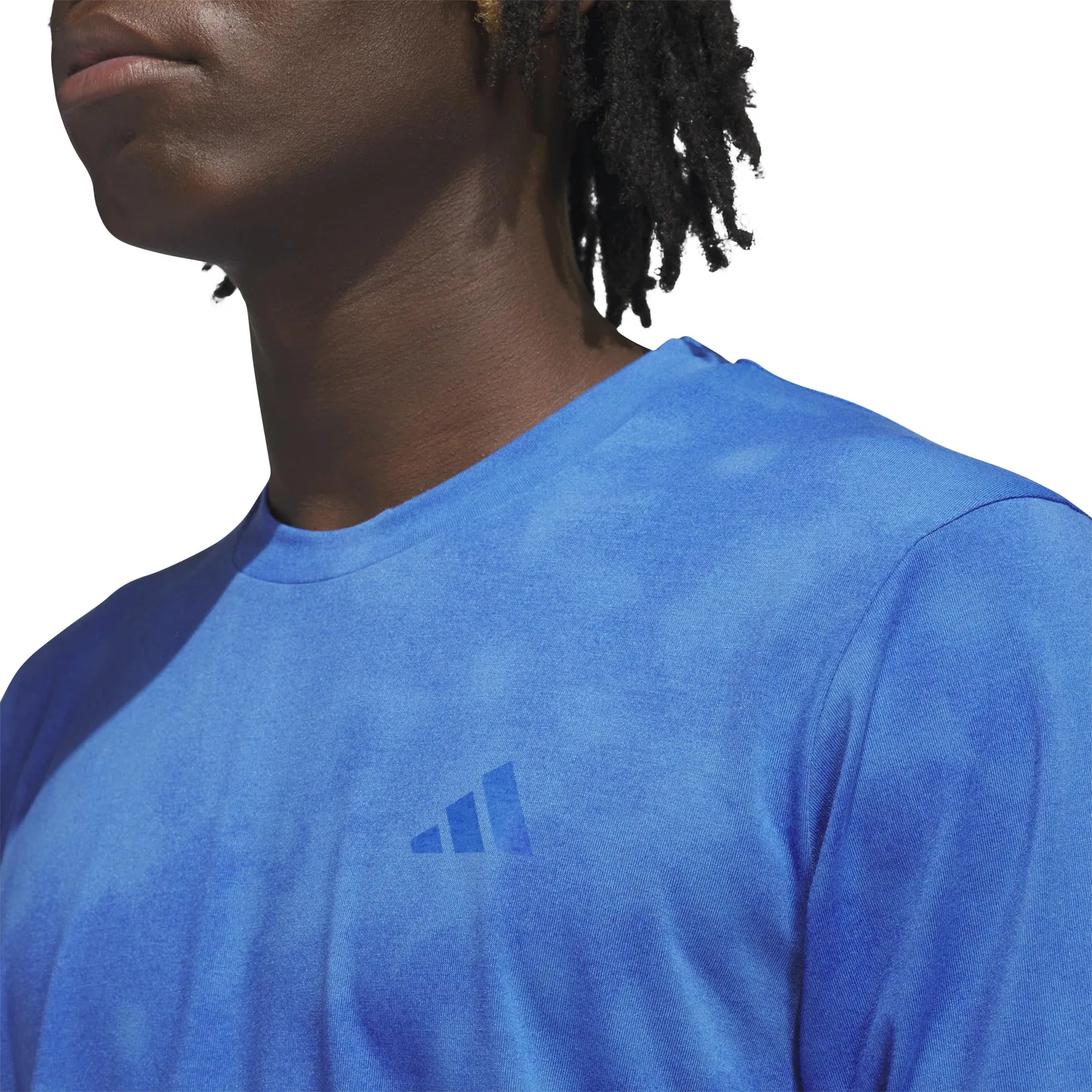 Мужская футболка с принтом Train Essentials Training Tee adidas, Team Royal Blue/True Blue — фото 3