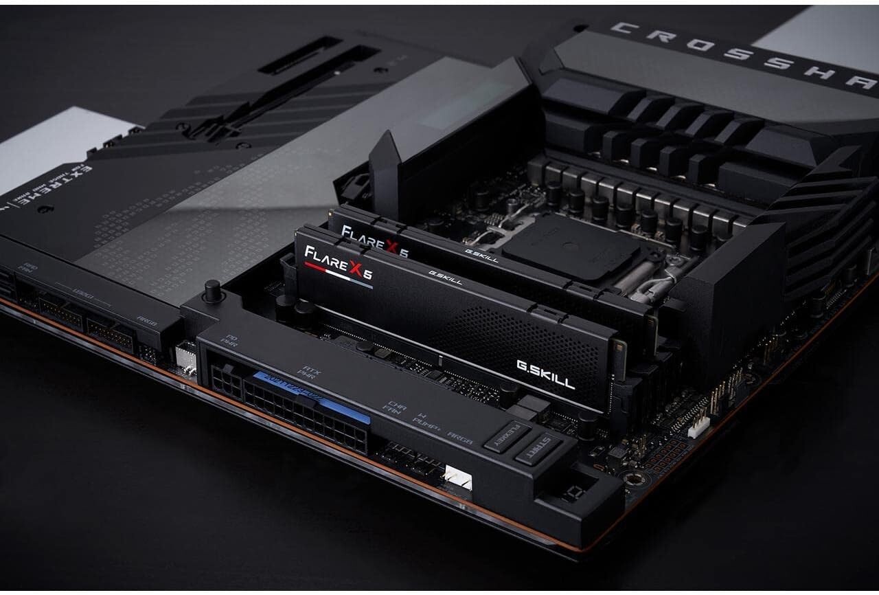 Оперативная память G.SKILL Flare X5 32 Гб (2 x 16 Гб), DDR5, 6000 МГц, F5-6000J3238F16GX2-FX5, черный — фото 3