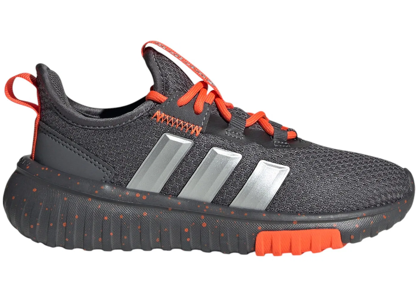 Детские кроссовки Lifestyle с закрытой пяткой Adidas Kaptir 4.0, Grey Five/Matte Silver/Impact Orange