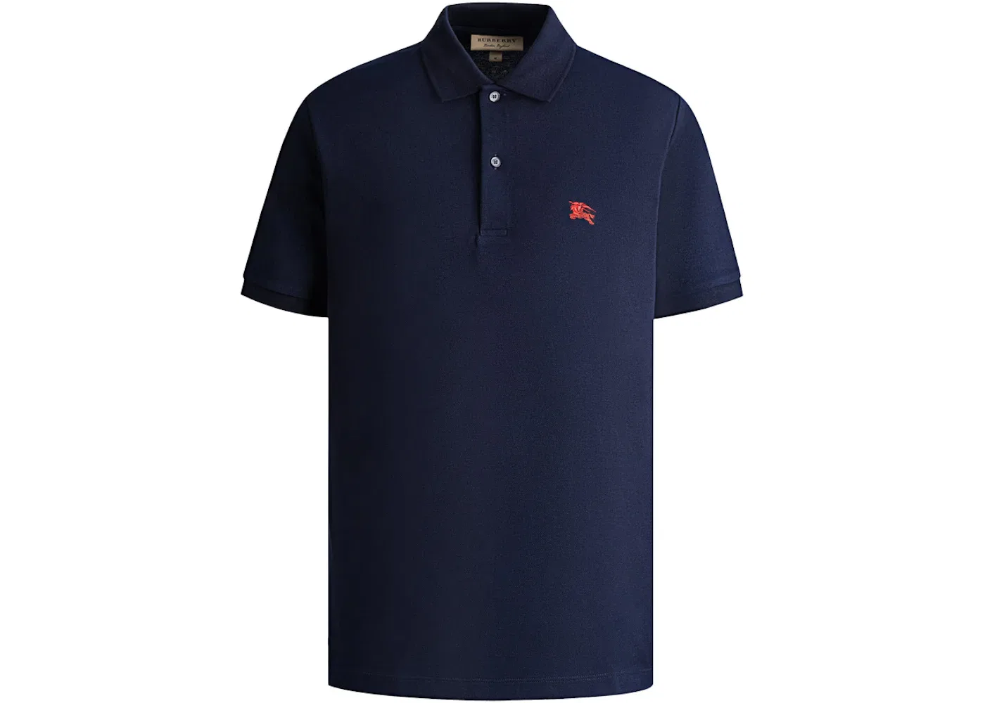 Мужское поло с принтом Burberry Polo Burberry, Navy/Red