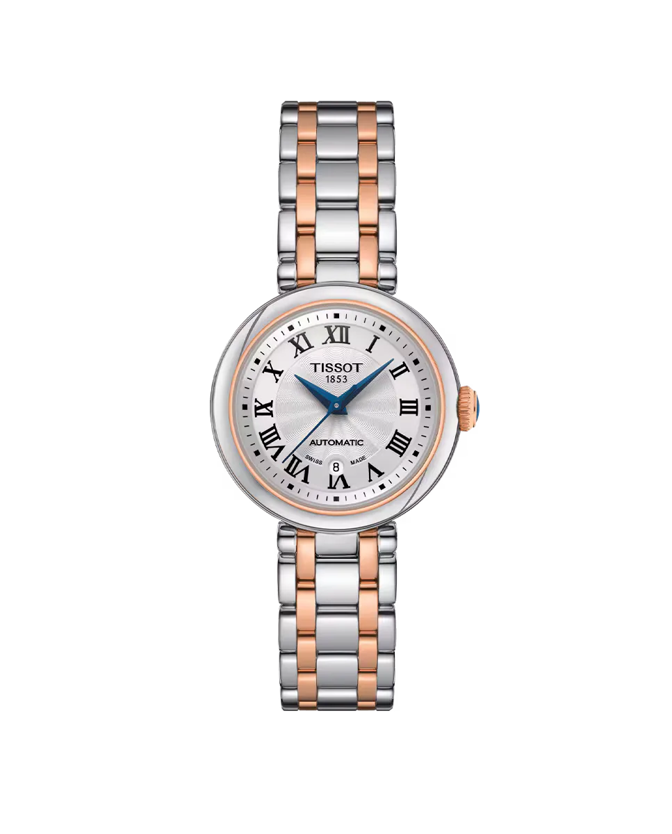 

Женские часы Bellissima из коллекции автоматические двухцветная сталь Tissot, розовый
