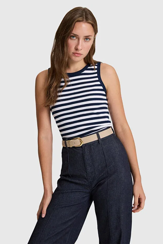 Женская футболка с округлым вырезом U.S. Polo Assn., Navy Blue