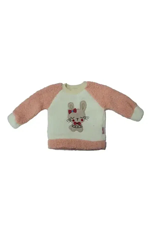 Детский спортивный костюм с принтом Yavruağzi plush tracksuit with rabbit Cns Concept, Pup Mouth — фото 2